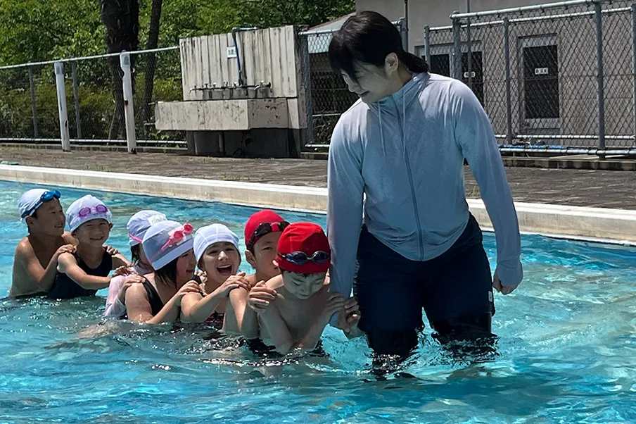 プール授業